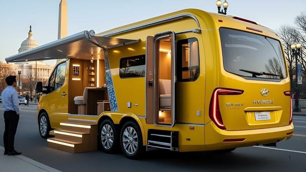 2026 Hyundai Staria Lounge Camper: Luxury Meets Adventure in a Futuristic Camper Van