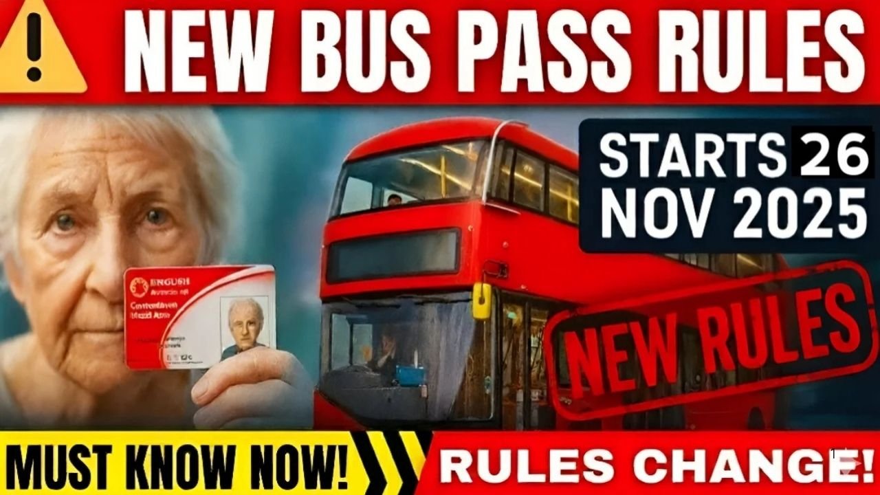 Major UK Bus Pass Changes Coming November 2025 – What You Need to Know Now